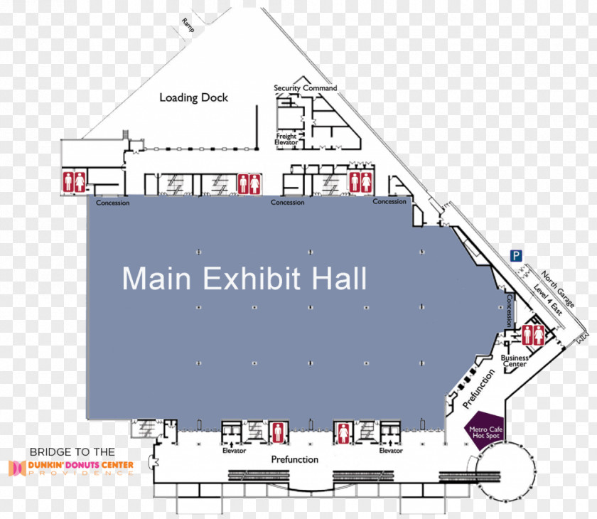 3d Exhibition Hall Rhode Island Convention Center Floor Plan PNG