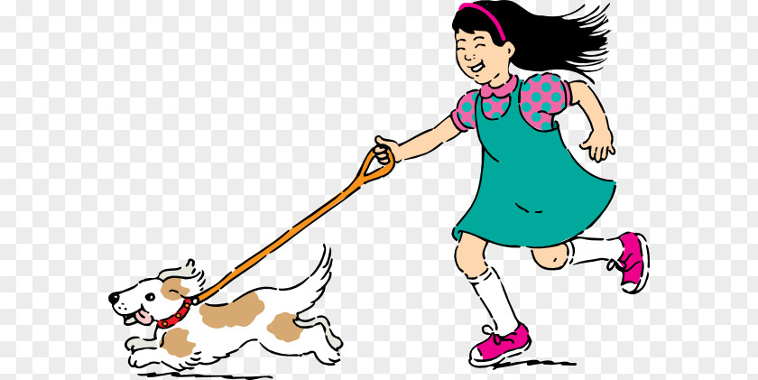Drawings Of People Walking Dog Clip Art PNG