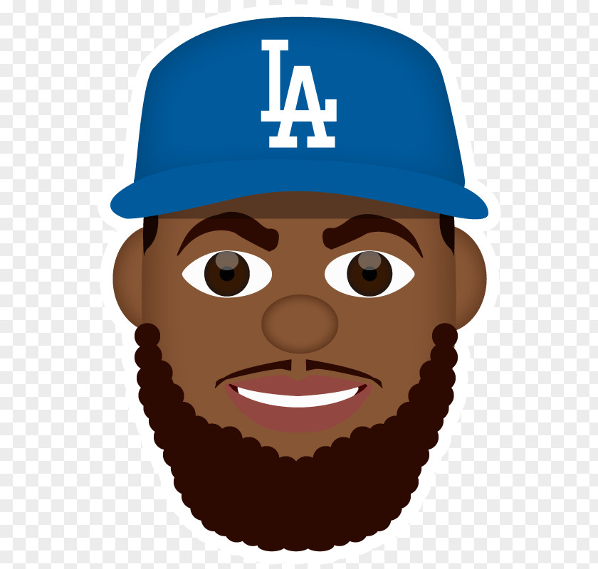 Los Angeles Dodgers Sticker Dodger Blue Emoji Baseball PNG