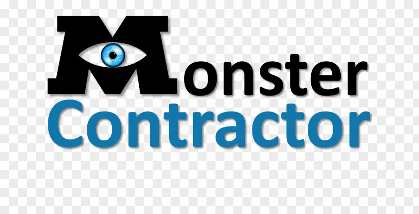 Monster Contractor Construction Logo Sacramento Custom Home PNG