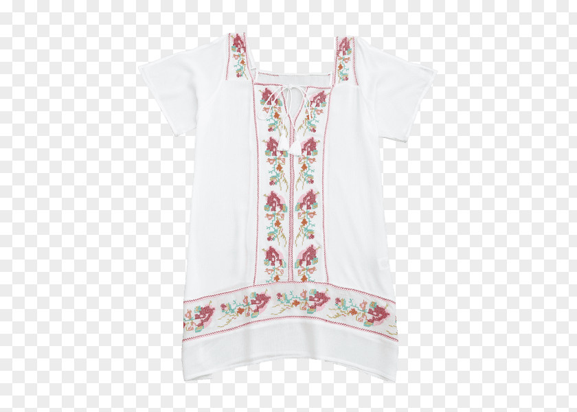Crochet Casual Flat Shoes For Women Blouse White T-shirt Dress Tunic PNG