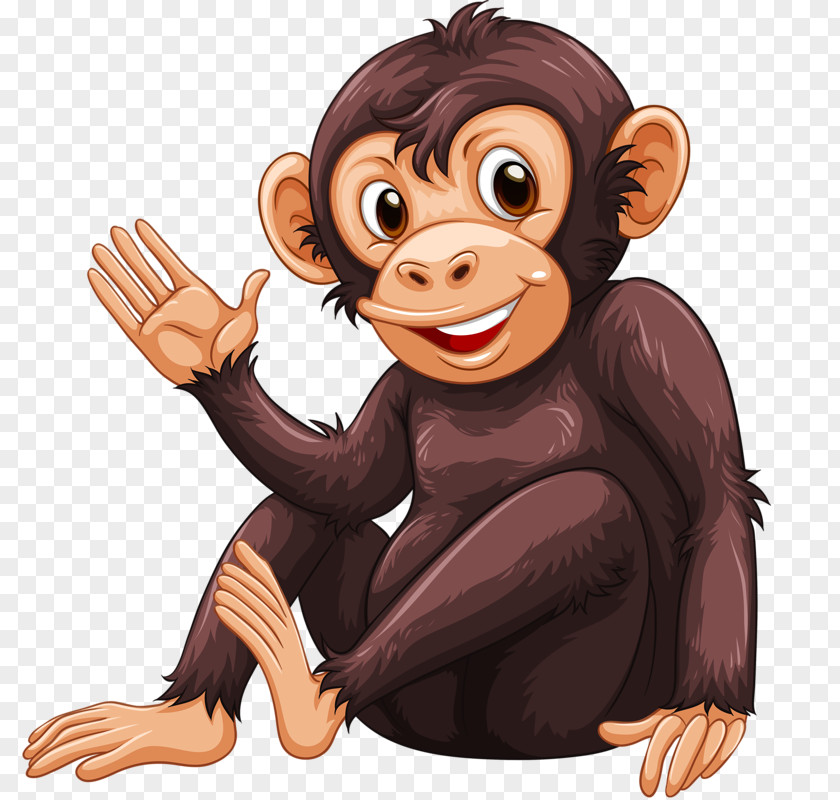 Curious Gorilla Chimpanzee Primate Ape Clip Art PNG