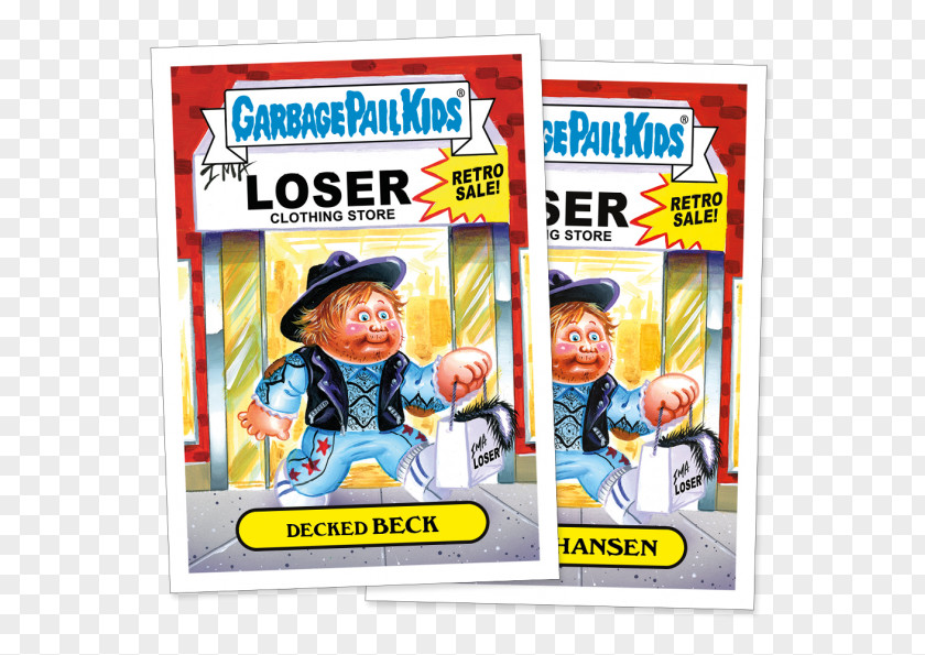 Indie Rock Garbage Pail Kids Sticker The Information Image Toy PNG