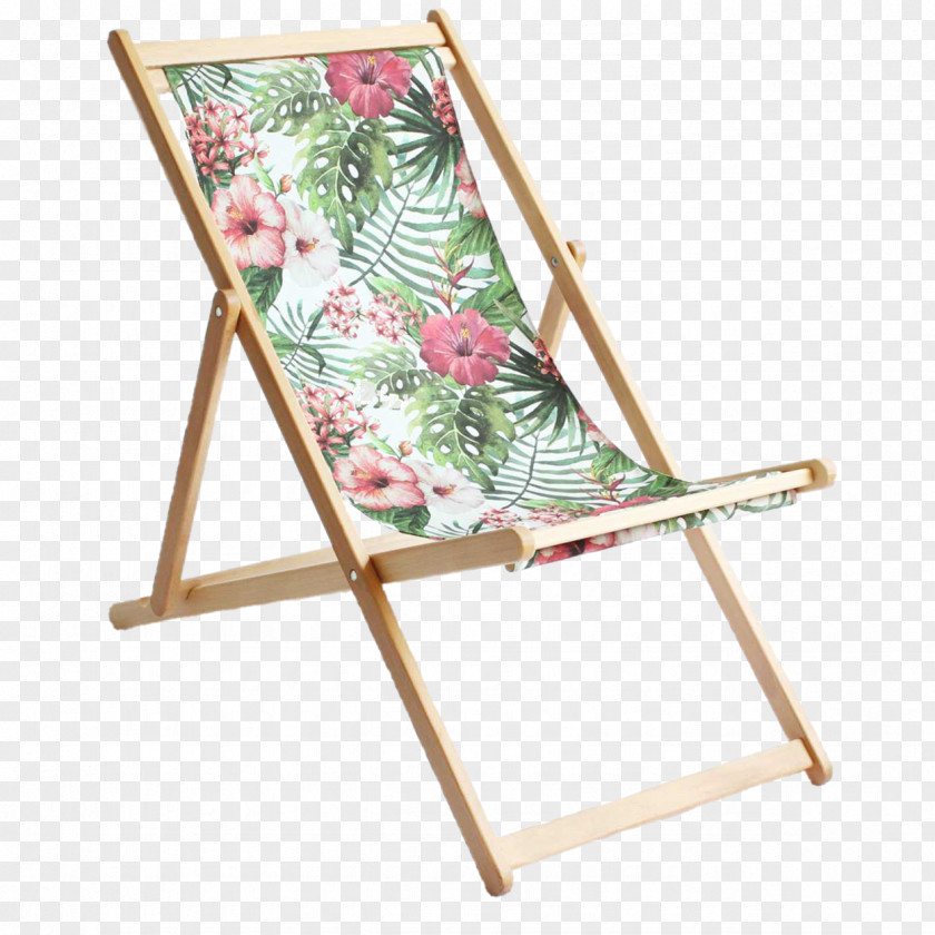 Monstera Deckchair Furniture Table Wood PNG