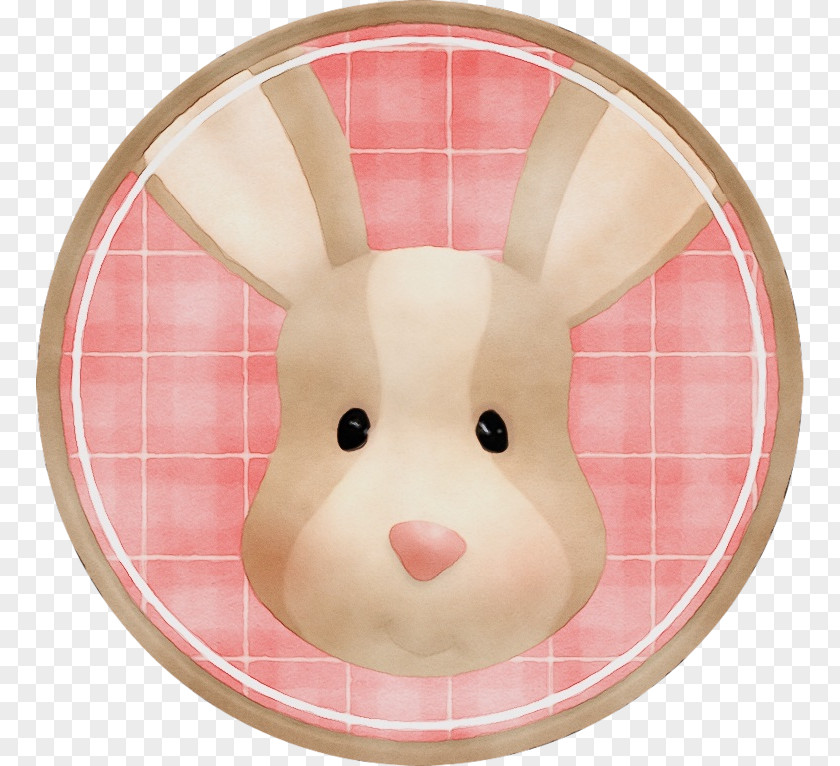 Stuffed Toy Snout Rabbit Tableware PNG
