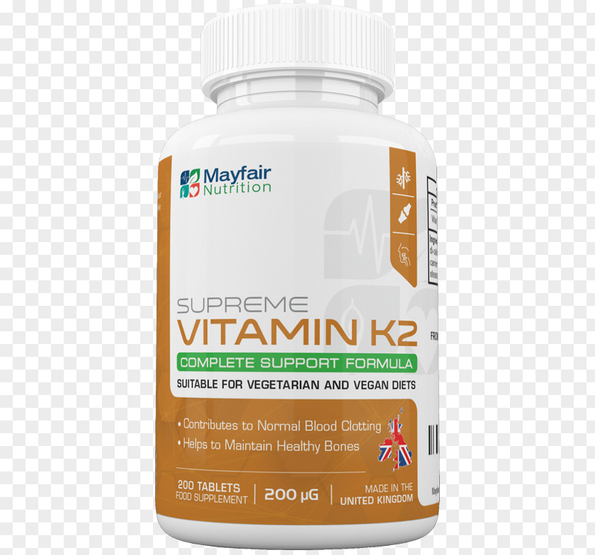 Tablet Dietary Supplement Vitamin K2 Nutrition Reference Intake PNG