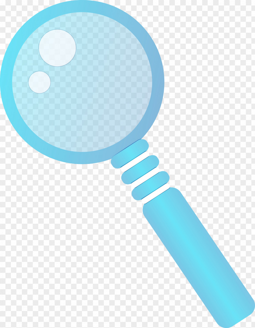 Turquoise Rattle Magnifier PNG