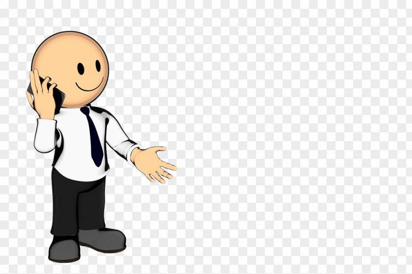 A Bald Head On The Phone Telephone Clip Art PNG