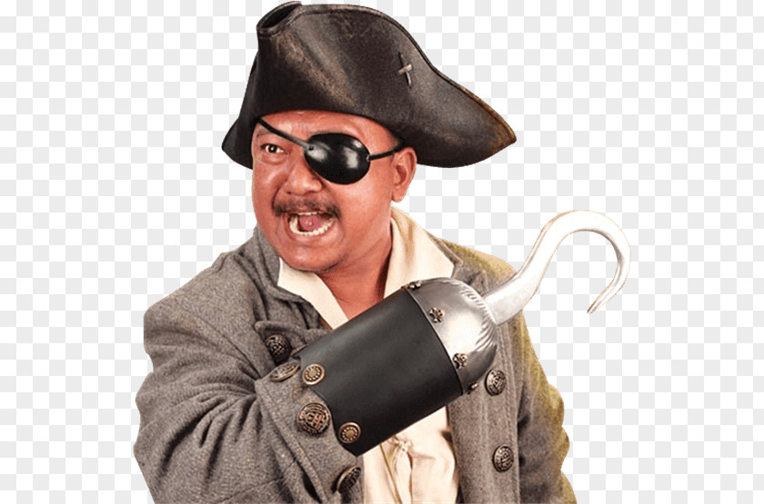 Dave Burgess Piracy Captain Hook Eyepatch PNG