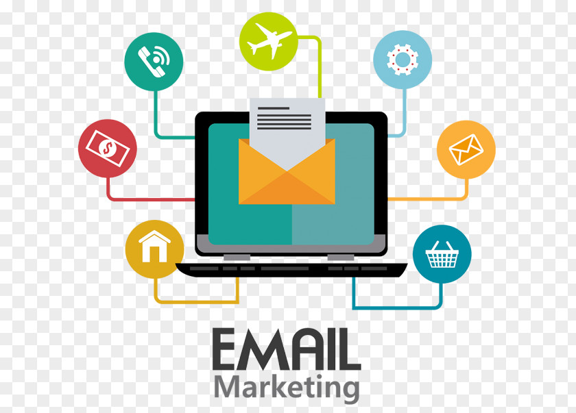 Marketing Digital Email Strategy PNG