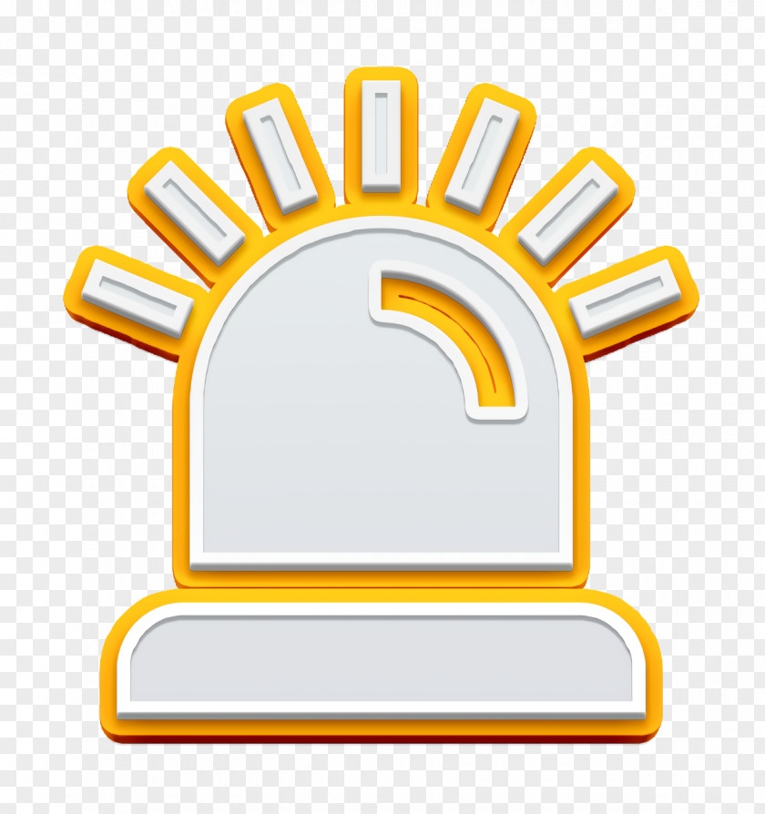 Siren Icon Alarm Fire Department PNG