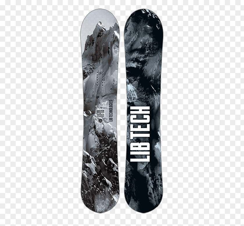 Snowboard Cold Brew Lib Technologies Backcountry Skiing Tech Skate Banana (2017) PNG