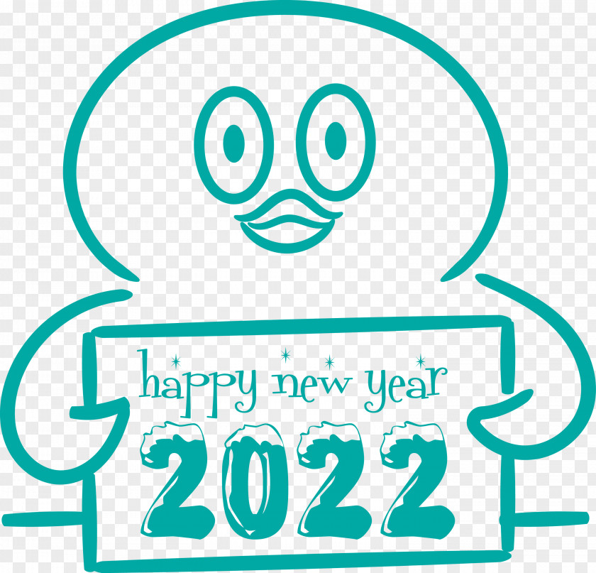 2022 Happy New Year PNG