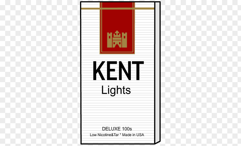 Cigarette Brand Kent Font Line PNG