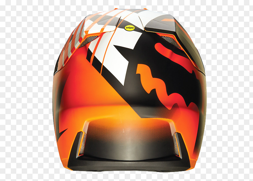 Orange Cross Motorcycle Helmets Fox Racing Motocross PNG