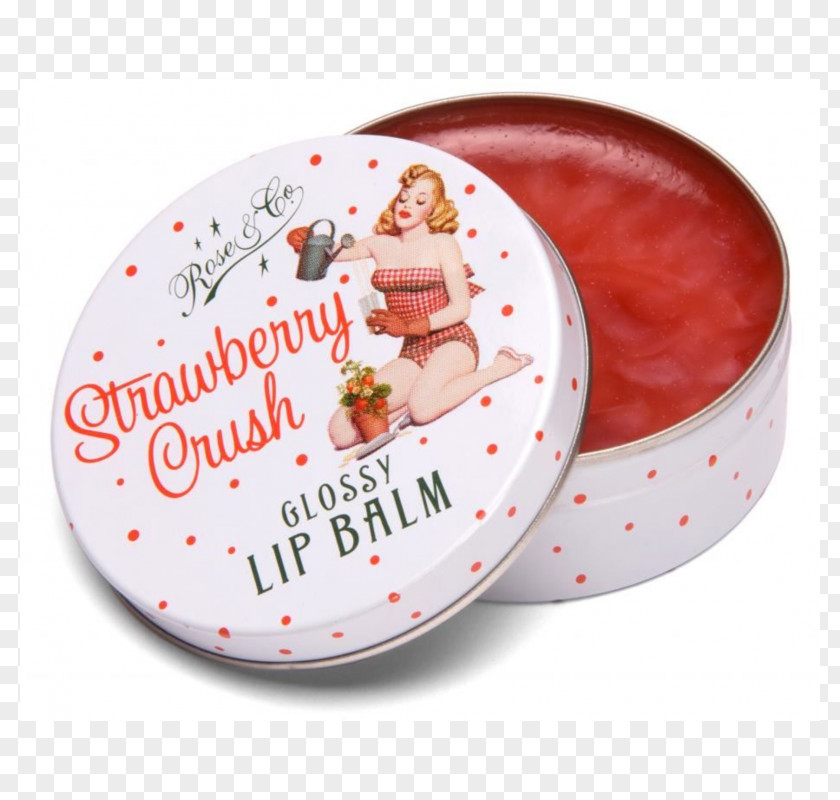 Strawberry Lip Balm Gloss Amorodo PNG