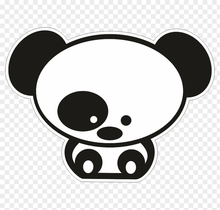 Car Giant Panda Vector Graphics Decal Sticker PNG