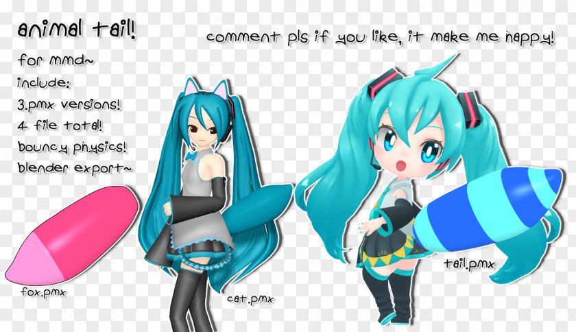 Cat Tail MikuMikuDance Rabbit Scorpion PNG