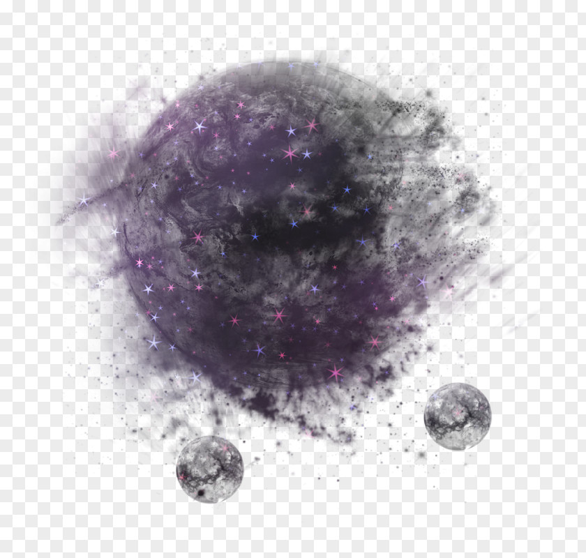 Galaxy Texture Close-up Brush Planet PNG