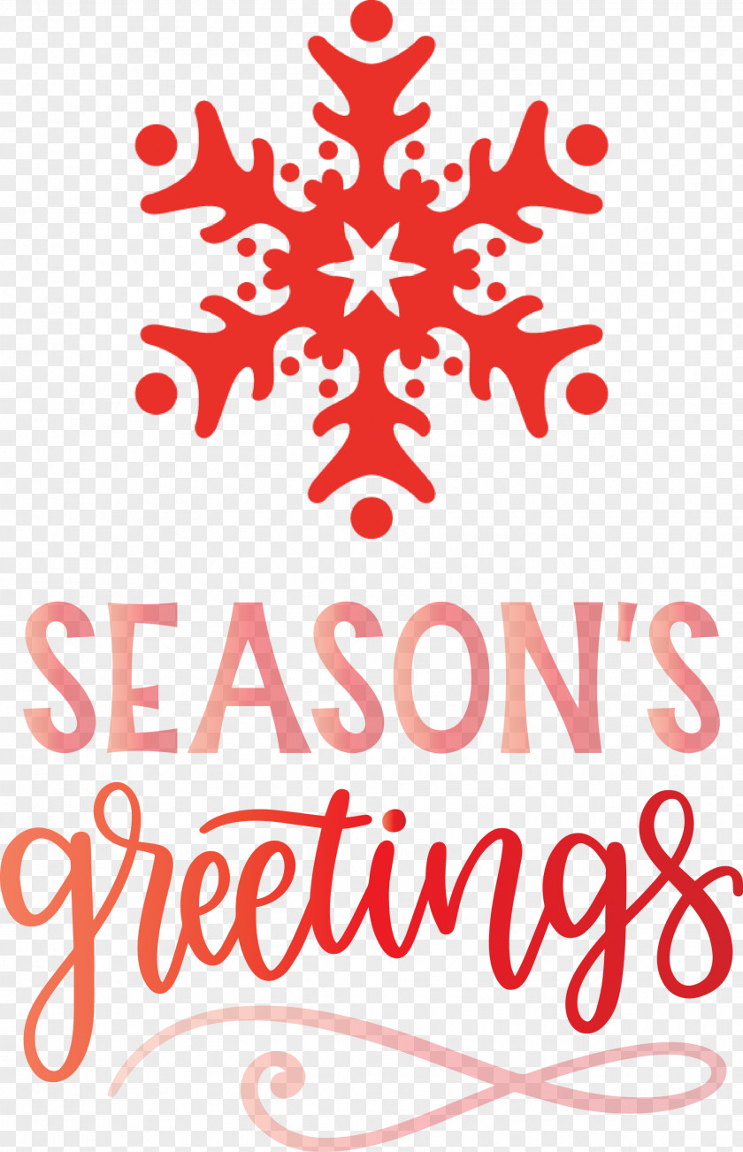 Seasons Greetings Winter Snow PNG