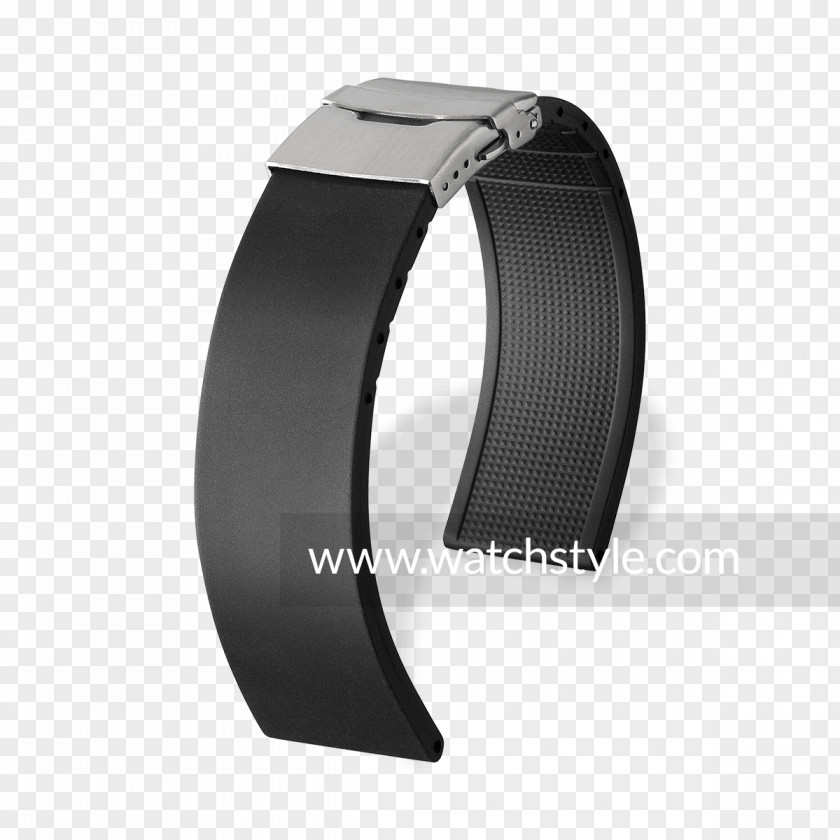 Watch Strap Silicone Rubber Natural PNG