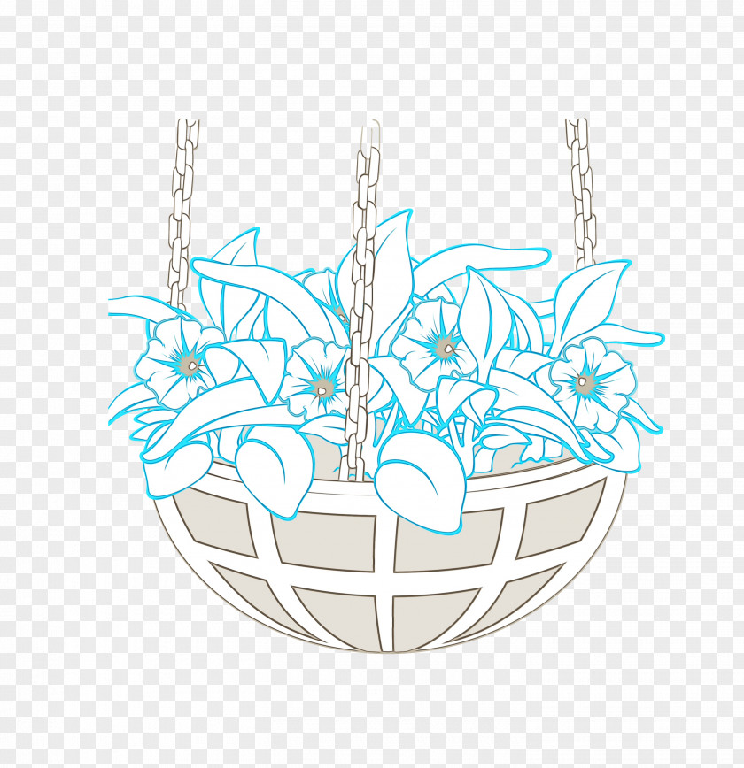 Drawing Plant Clothing Accessories Turquoise PNG
