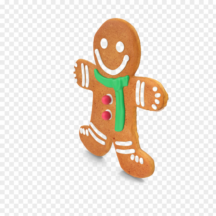 Gingerbread Doll House Man PNG