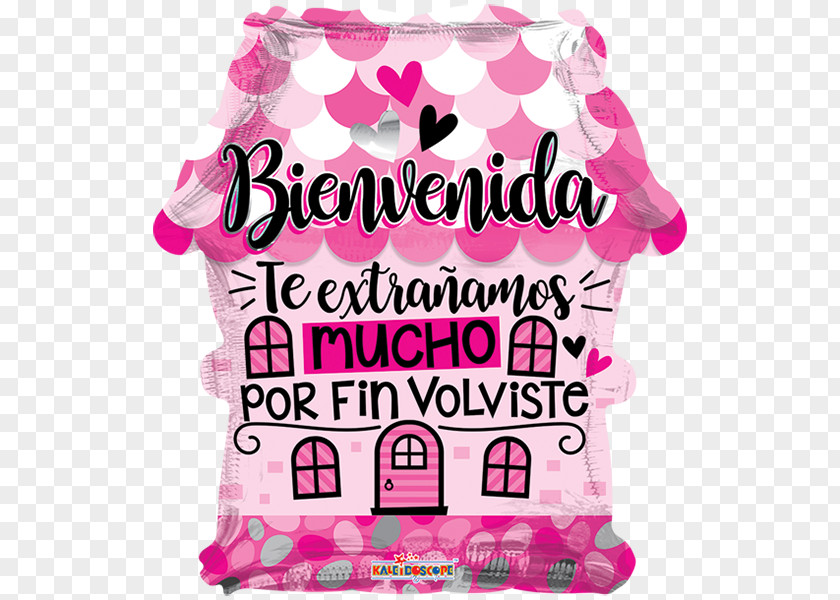 House Bienvenido-Welcome Toy Balloon Globograf PNG