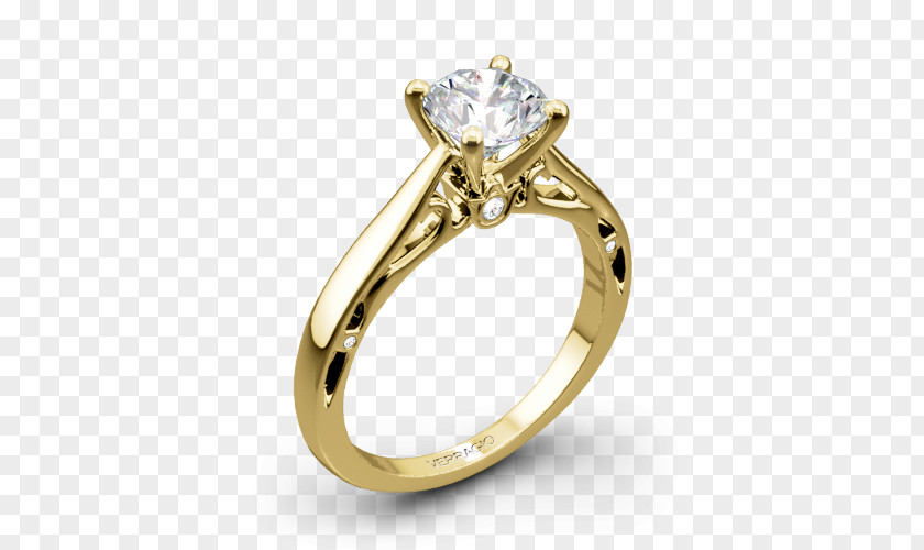 Solitaires Engagement Ring Wedding Diamond PNG