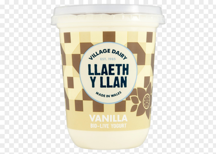 Vanilla Milk Cream Dairy Products Llaeth Y Llan CYF PNG