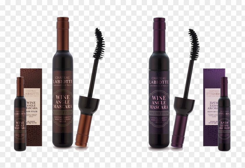 Wine Mascara Cosmetics Eyelash Château Labiotte Lip Tint PNG