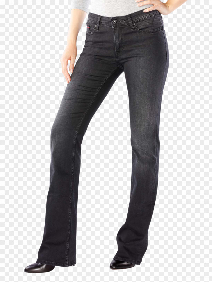 Black Jeans Denim Pants Pocket Waist PNG