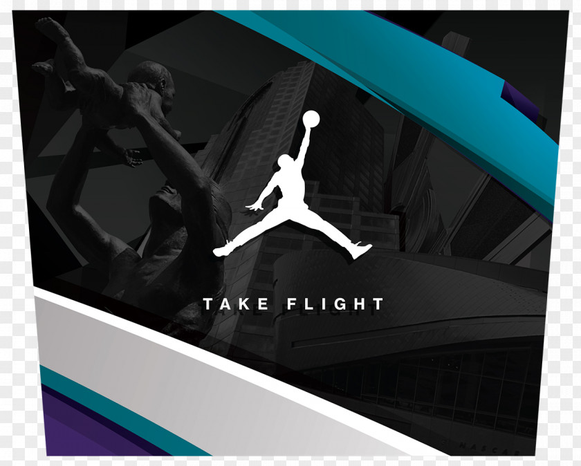 Charlotte Hornets Jumpman Air Jordan Nike Swoosh Sneakers PNG