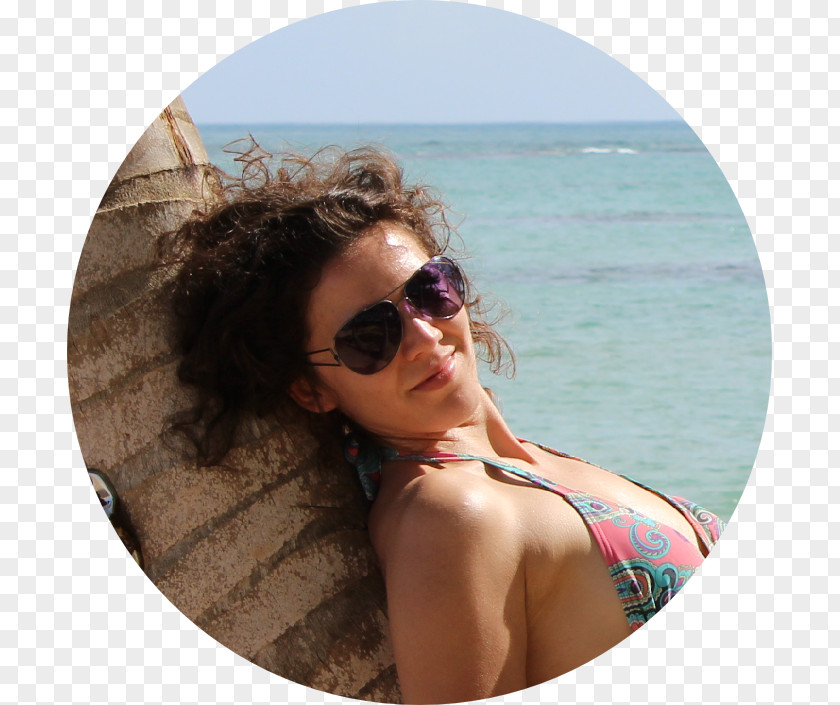 Sunglasses Brown Hair Goggles Vacation PNG