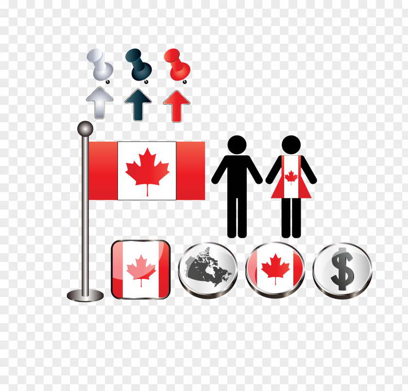 Canada Flag Of Maple Leaf Arms National Emblem PNG