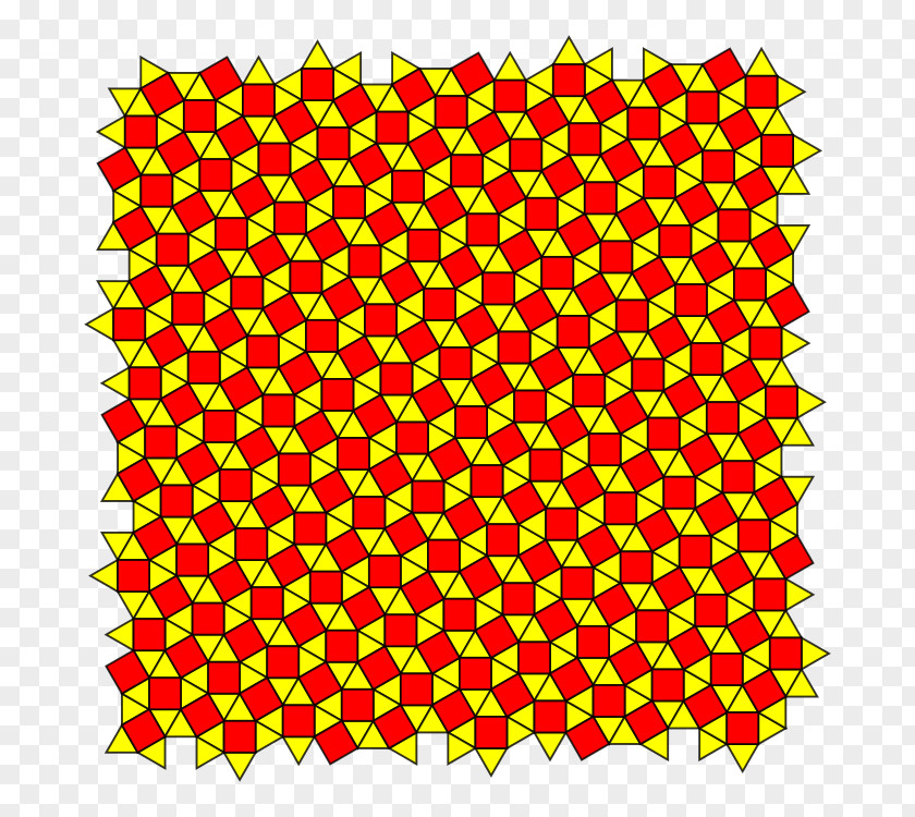 Plane Euclidean Tilings By Convex Regular Polygons Uniform Tiling Tessellation Snub Square PNG
