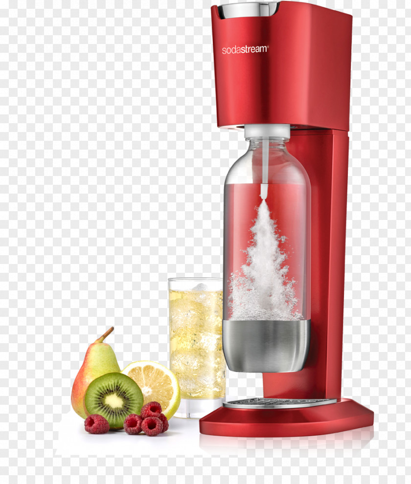 Red Soda Carbonated Water Drink SodaStream Fizzy Drinks Syrup PNG