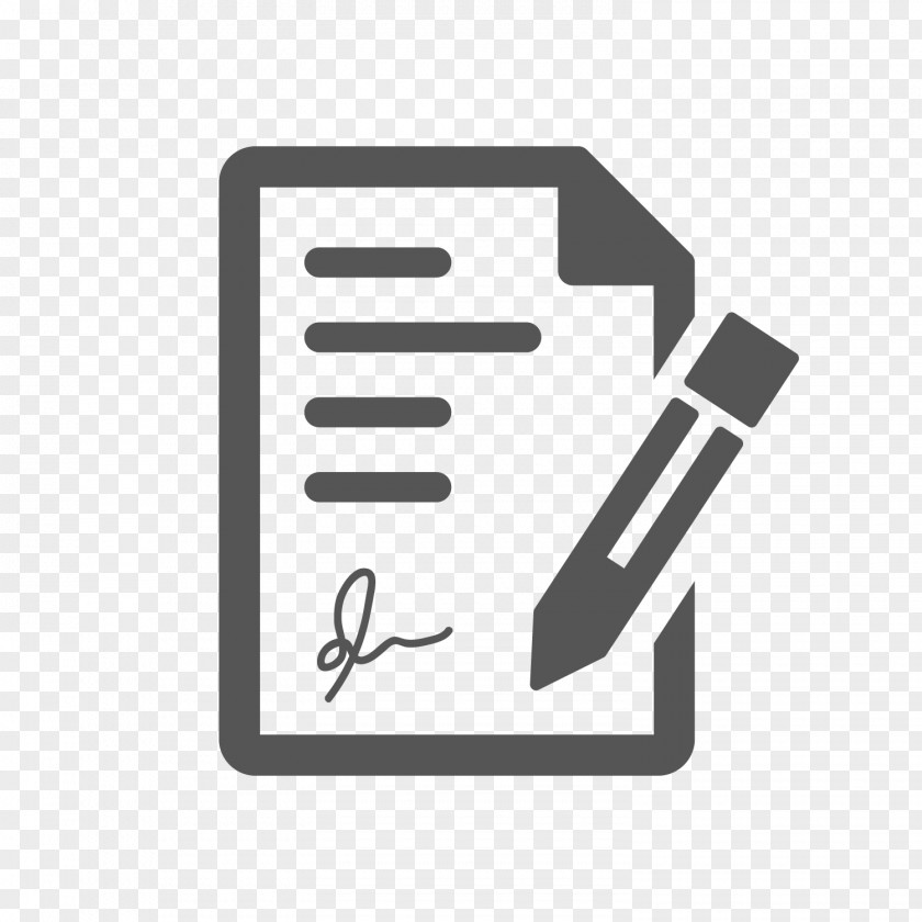 Fingertip Document Symbol Contract Information PNG