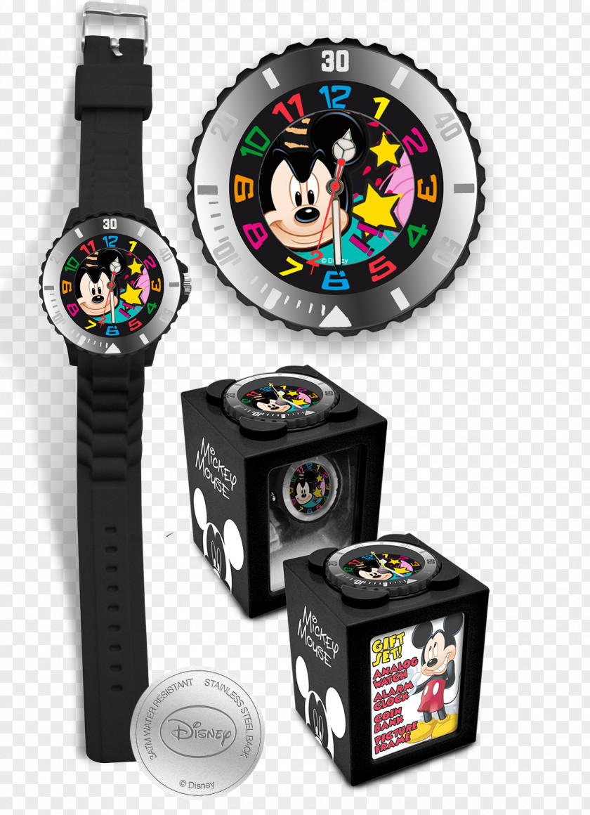 Mickey Mouse Watch Pocket Clock Backpack PNG