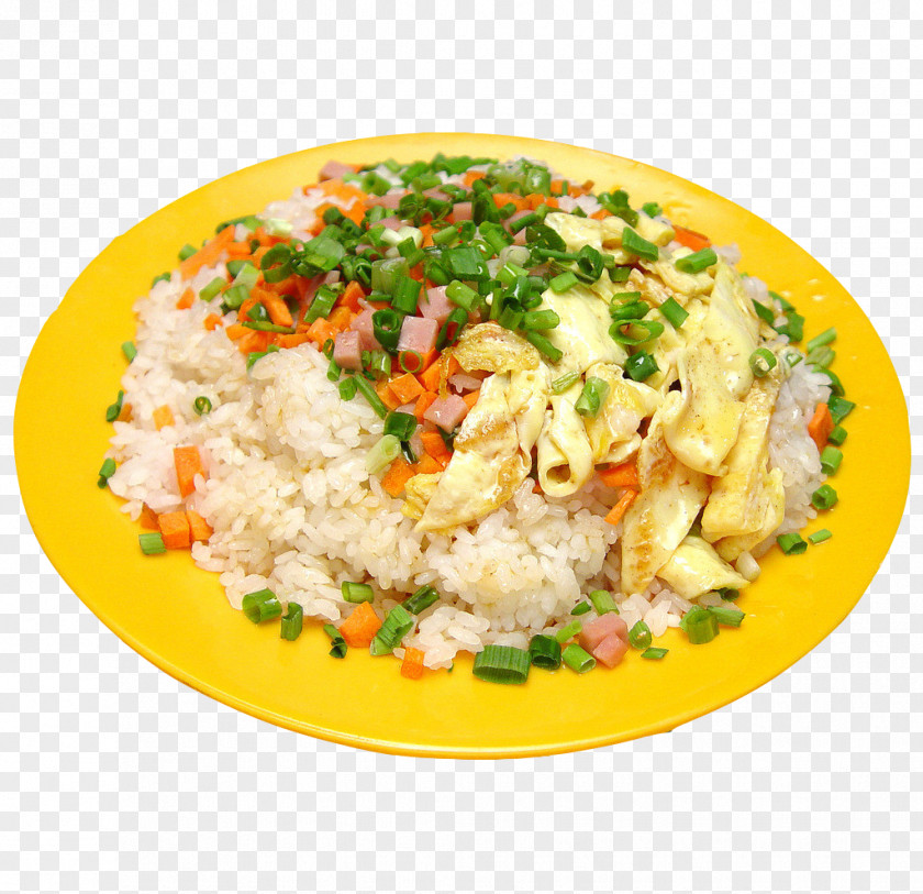 The Real Egg Fried Ham And Eggs Rice Scrambled PNG