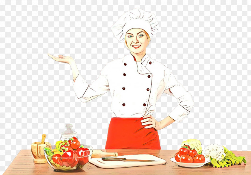 Vegetable Dish Chef Cartoon PNG