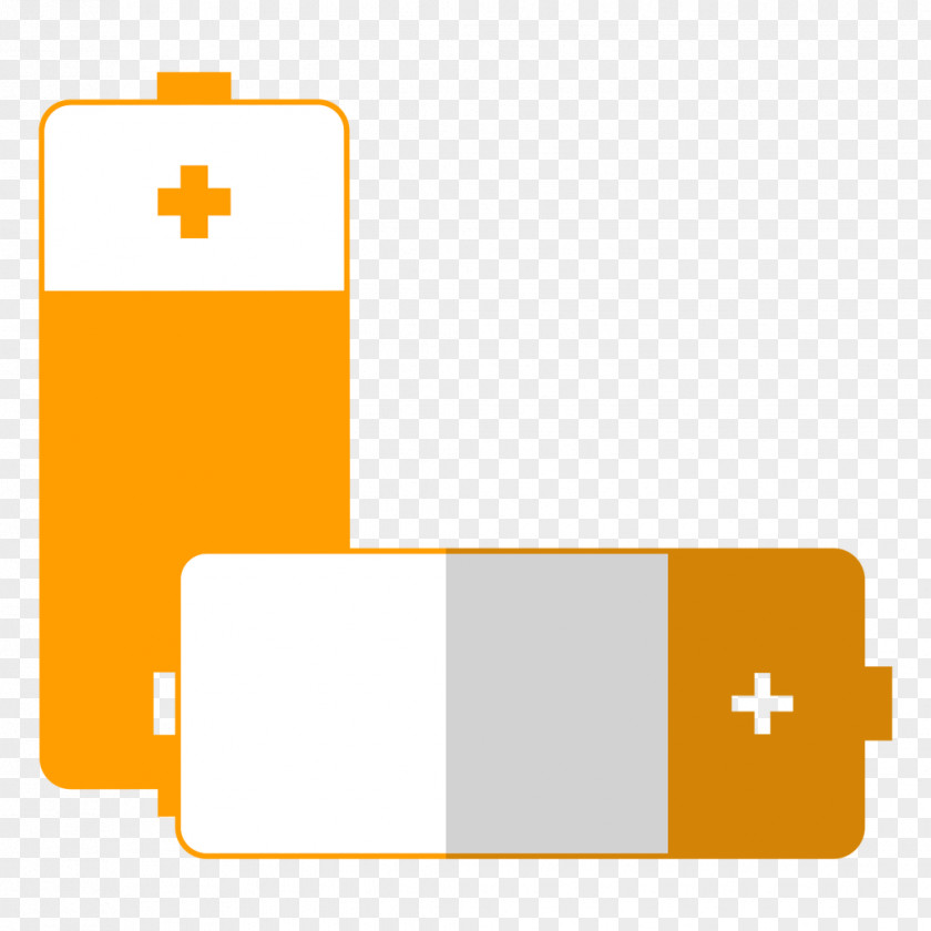 Yellow Battery Pack Vexel PNG