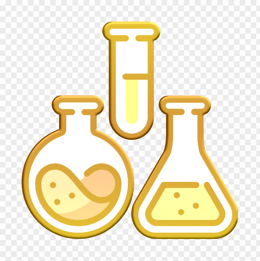 Chemistry Icon Flasks Research PNG