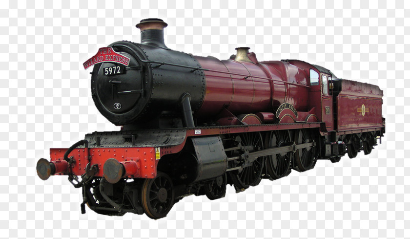 Hogwarts Express Train Doncaster Works Steam Locomotive GWR 4900 Class 5972 Olton Hall PNG