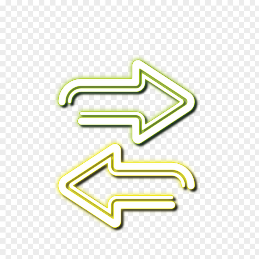 Vector Neon Arrow Euclidean PNG