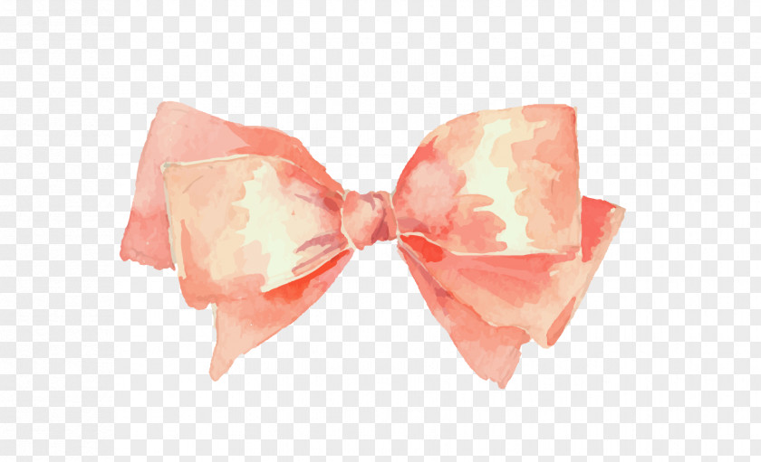 Bow Watercolor Painting Drawing PNG