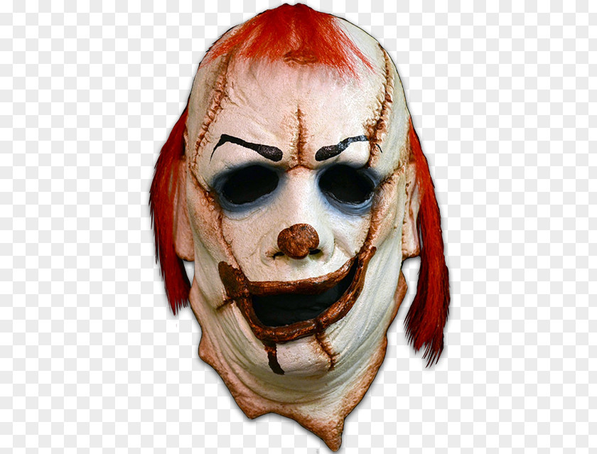 Clown Evil It Mask Halloween Costume PNG