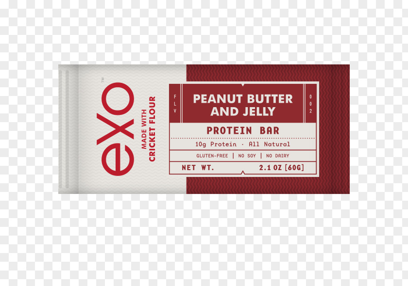 Cricket Exo Inc Flour Protein Bar PNG