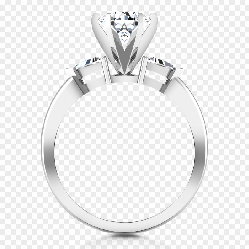 Hand Painted Diamond Ring Engagement Jewellery Wedding PNG
