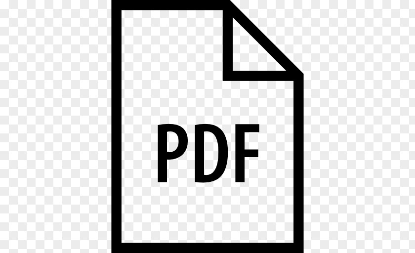 Pdf Icon PDF Document File Format PNG